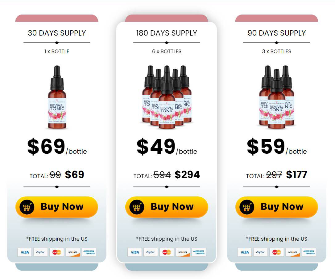 Revival Tonic best pricing